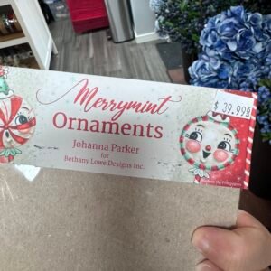 MERRYMINT ORNAMENTS (SET OF 2 ) – BY JOHANNA PARKER – BETHANY LOWE