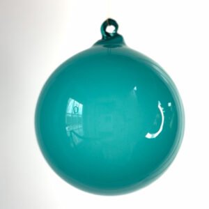 TIFFANY BLUE ILLUME GLASS ORNAMENT