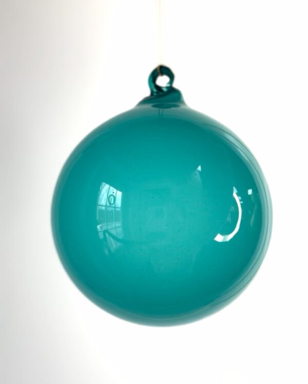 TIFFANY BLUE ILLUME GLASS ORNAMENT