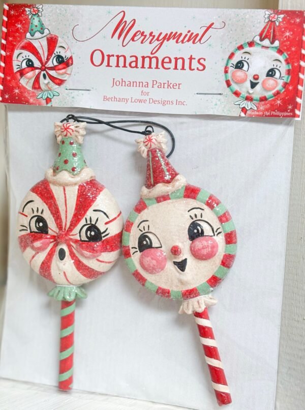 IMG_0364 MERRYMINT ORNAMENTS (SET OF 2 ) - BY JOHANNA PARKER - BETHANY LOWE