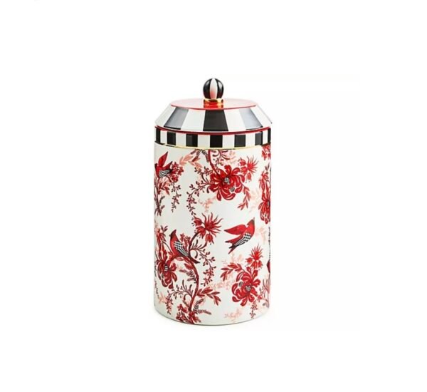 CARDINAL TOILE CANISTER - MACKENZIE CHILDS