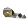 COURTLY CHECK 2.5" GREEN SUEDE RIBBON - MACKENZIE CHILDS