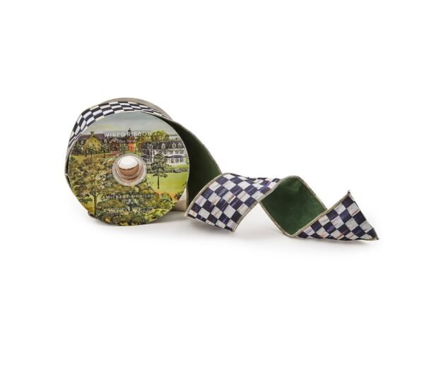 Screenshot COURTLY CHECK 2.5" GREEN SUEDE RIBBON - MACKENZIE CHILDS