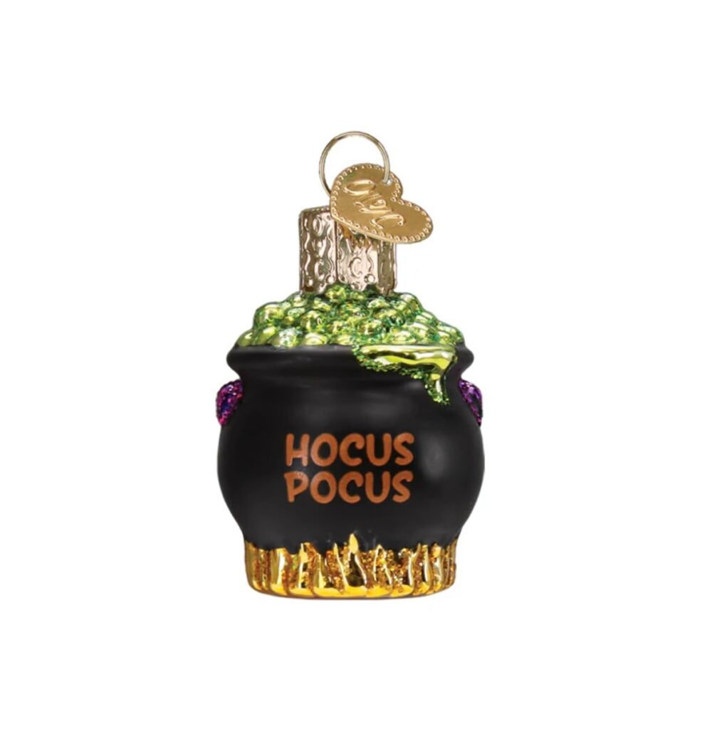 Halloween Cauldron Old World Christmas RITZY CHRISTMAS