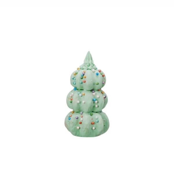Screenshot 3" Round x 5" H Clay Dough Christmas Tree w/ Foam Bead Ornaments