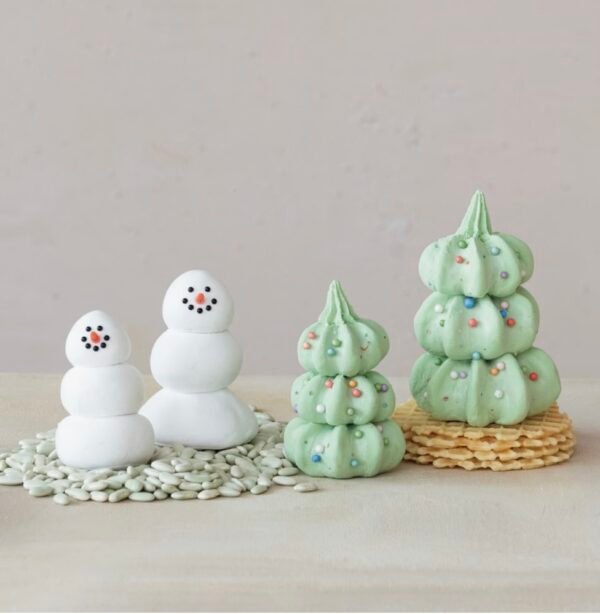 Screenshot 3" Round x 5" H Clay Dough Christmas Tree w/ Foam Bead Ornaments