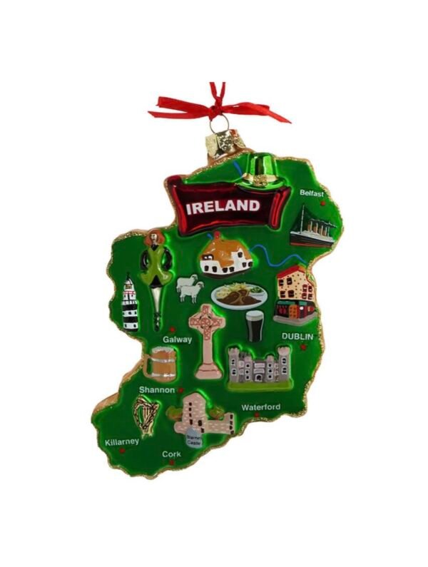 Screenshot Ireland International Country Map Ornament