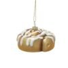 Glass Cinnamon Roll Ornament