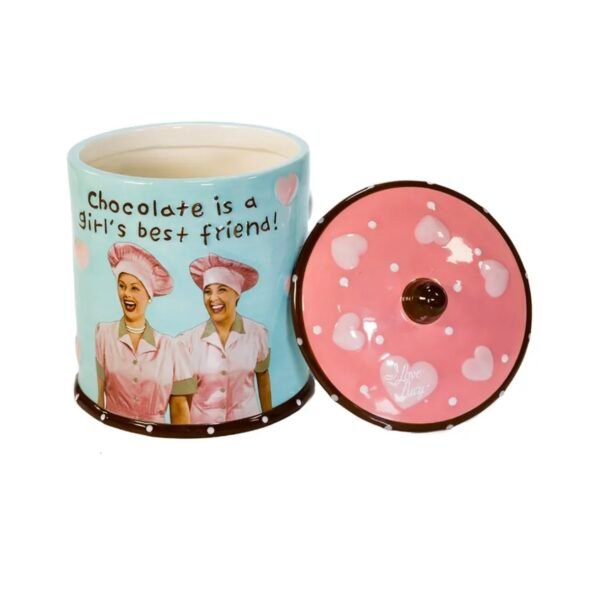 Screenshot I Love Lucy "Chocolate Is A Girls Best Friend" Cookie Jar