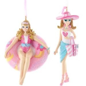 Beach Doll Ornaments