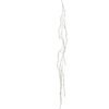 Faux Twig Garland w/ Acrylic Jewels & Glitter, Gold Finish