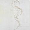 Faux Twig Garland w/ Acrylic Jewels & Glitter, Gold Finish