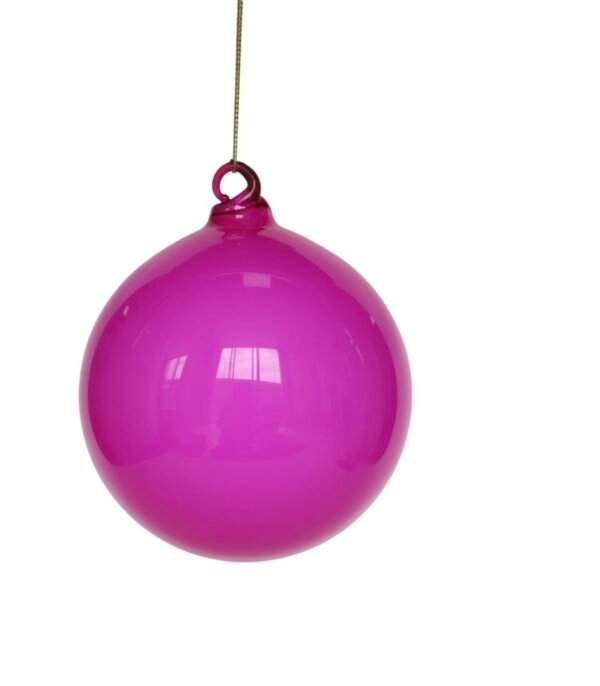 Rhubarb Illume Glass Ornament