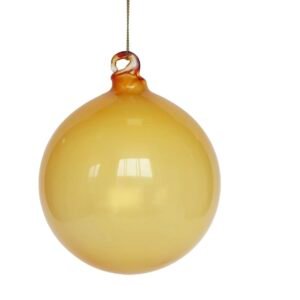 Yellow Illume Glass Ornament