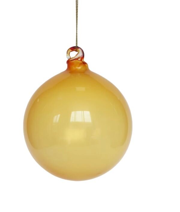 Yellow Illume Glass Ornament