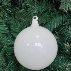 White Illume Glass Ornament