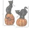 Resin Pumpkin Cat
