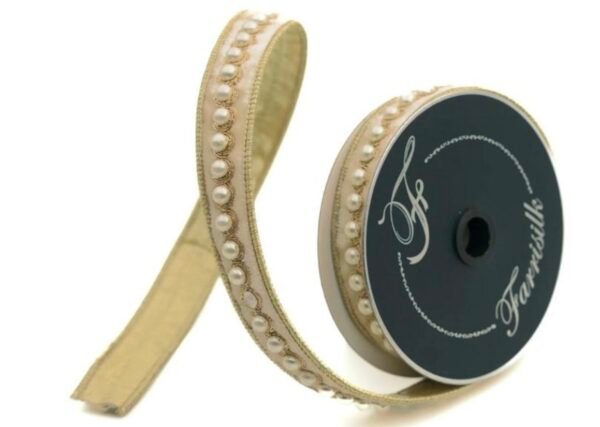 Farrisilk - Pearl Borders Ribbon