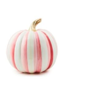 Screenshot MacKenzie-Childs Bubblegum Pink Stripe Medium Pumpkin