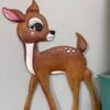 Large Vintage Style Deer Christmas Tree Insert/Pick