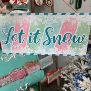 Screenshot Let it Snow Retro Sign